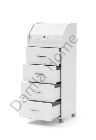 Ekmek Dolabı Çekmeceli - Beyaz