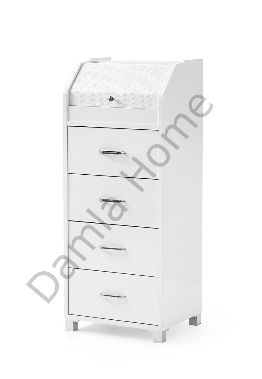 Ekmek Dolabı Çekmeceli - Beyaz