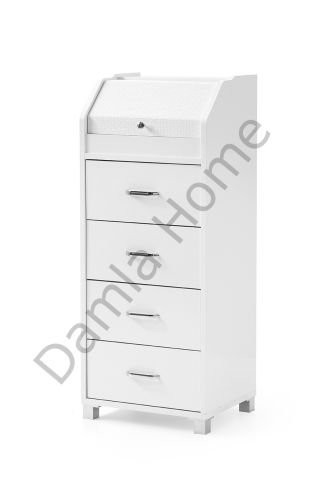 Ekmek Dolabı Çekmeceli - Beyaz