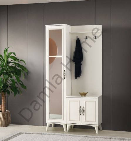 Nehir Portmanto İkili - Ekru