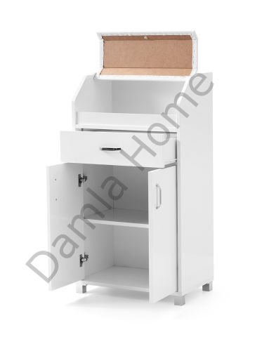 Ekmek Dolabı Büyük - Beyaz