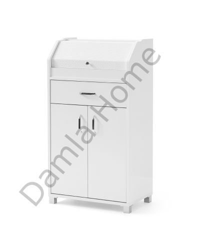 Ekmek Dolabı Büyük - Beyaz