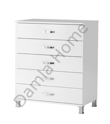 Buket Şifonyer - Beyaz