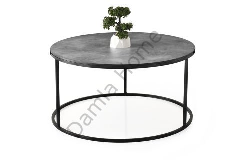 Sedef Orta Sehpa - Siyah/Gri