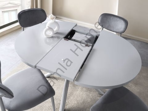 Ritim Masa Sandalye Takımı - Sis Grisi/Gri