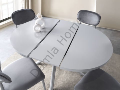 Ritim Masa Sandalye Takımı - Sis Grisi/Gri