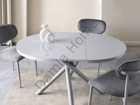 Ritim Masa Sandalye Takımı - Sis Grisi/Gri