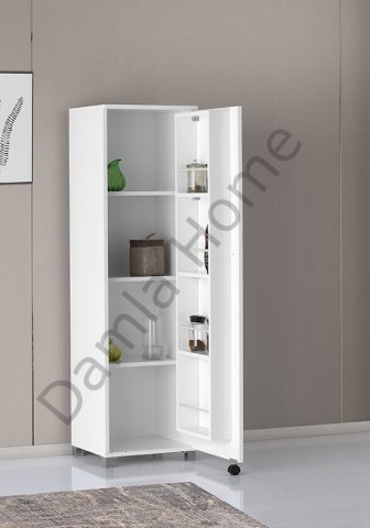 Erzak Dolabı Tekli - Beyaz