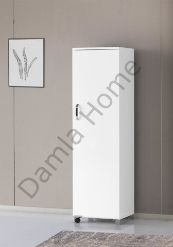 Erzak Dolabı Tekli - Beyaz