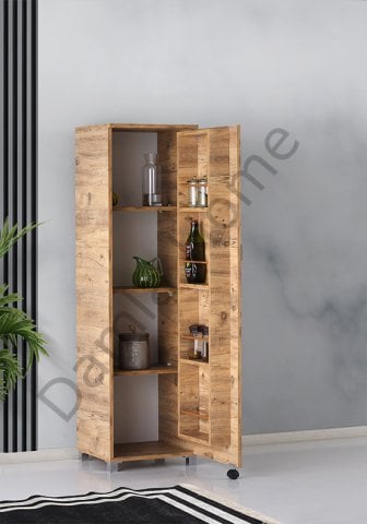 Erzak Dolabı Tekli - Çam