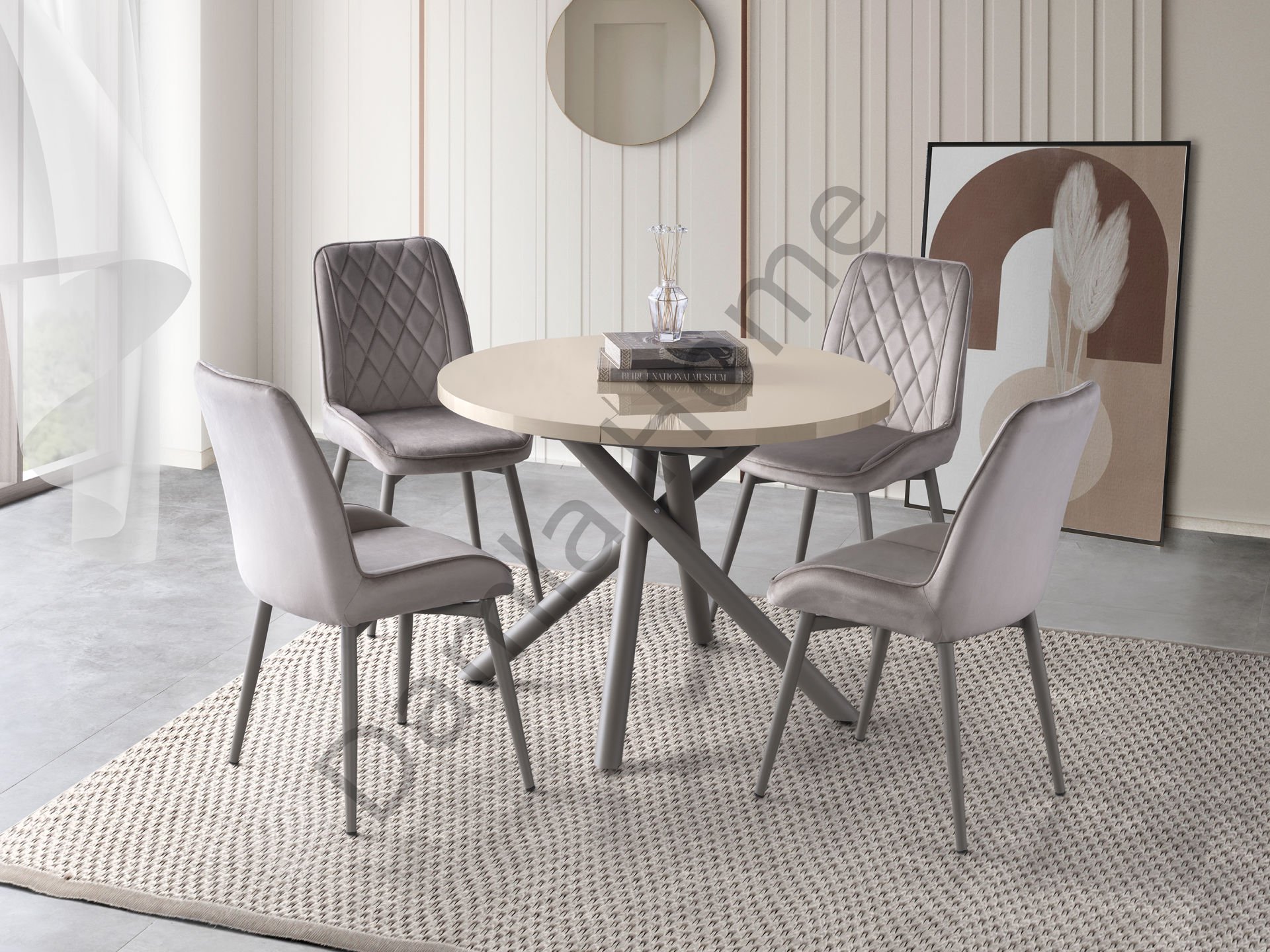 Ritim Masa Sandalye Takımı - Cappucino