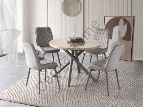 Ritim Masa Sandalye Takımı - Cappucino