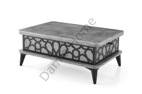 Zara Akıllı Orta Sehpa - Gri/Siyah