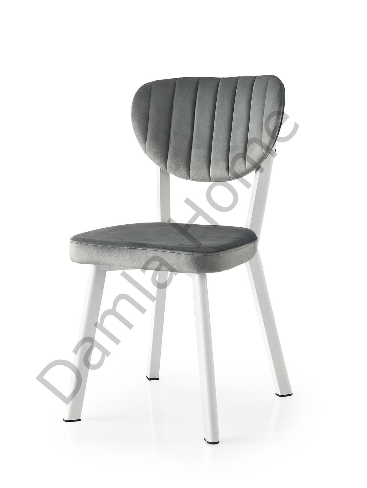 Elma Sandalye - Beyaz/Gri
