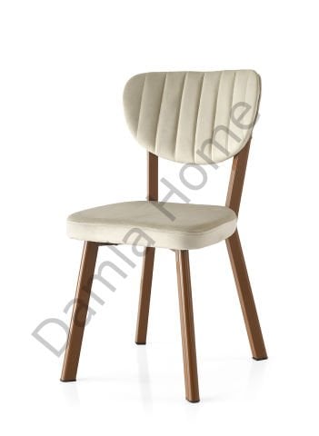 Elma Sandalye - Kahve/Krem