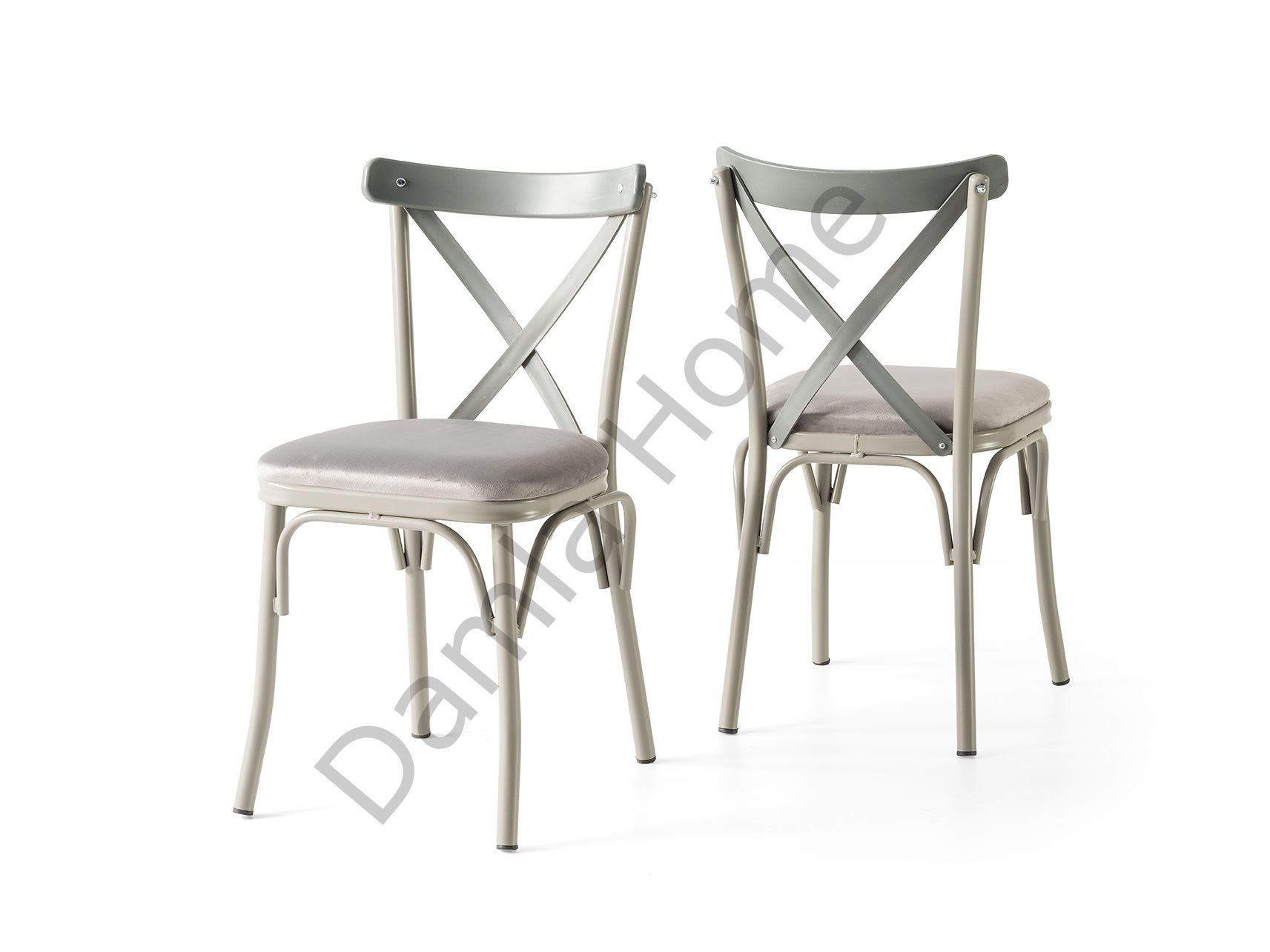 Bahar Sandalye - Gri/Gri