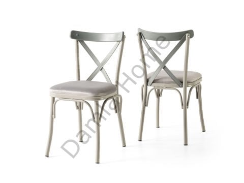 Bahar Sandalye - Gri/Gri