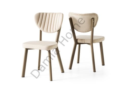 Elma Sandalye - Cappucino/Krem