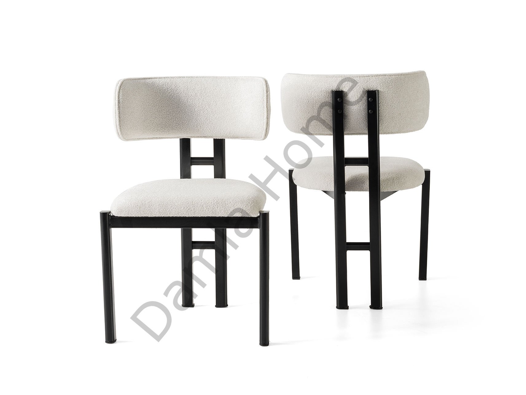 Turna Sandalye - Siyah/Beyaz