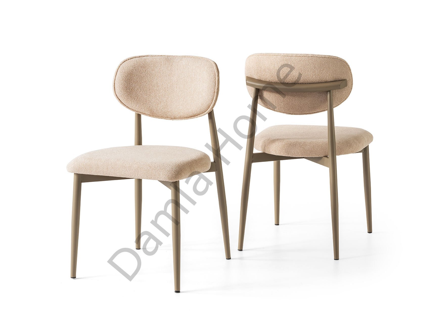 Polo Metal Sandalye - Cappucino/Vizon