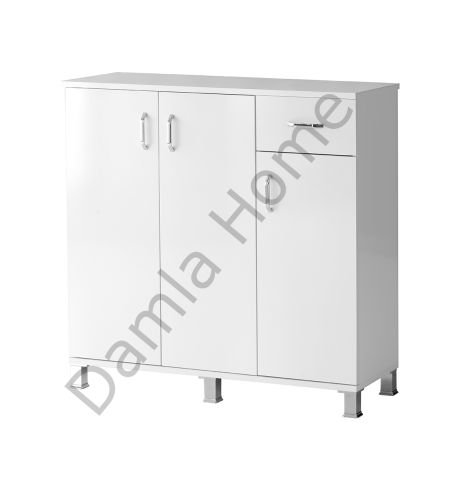 Çekmeceli Ayakkabılık - Beyaz