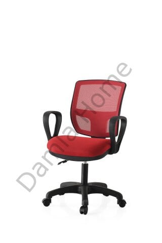 Fileli Bilgisayar Koltuğu - Kırmızı