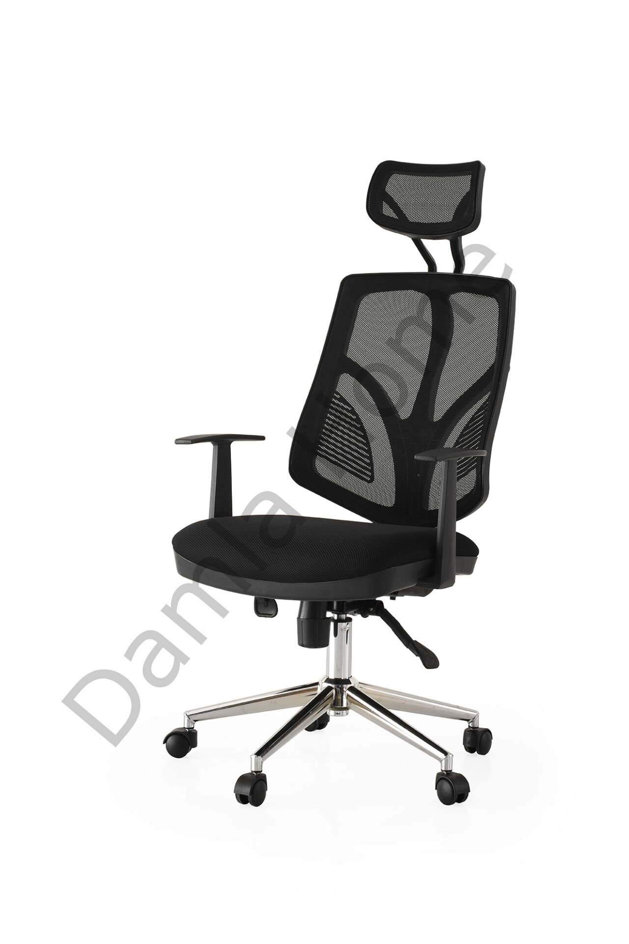 Kafalıklı Müdür Koltuğu - Siyah