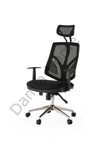Kafalıklı Müdür Koltuğu - Siyah