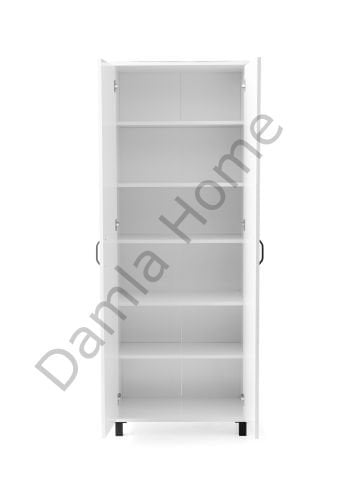Çok Amaçlı Boy Dolap - Beyaz