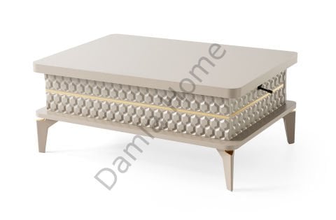 Petek Akıllı Orta Sehpa - Cappucino