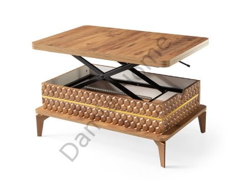 Petek Akıllı Orta Sehpa - Çam