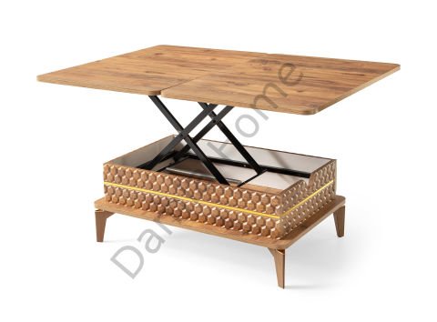 Petek Akıllı Orta Sehpa - Çam