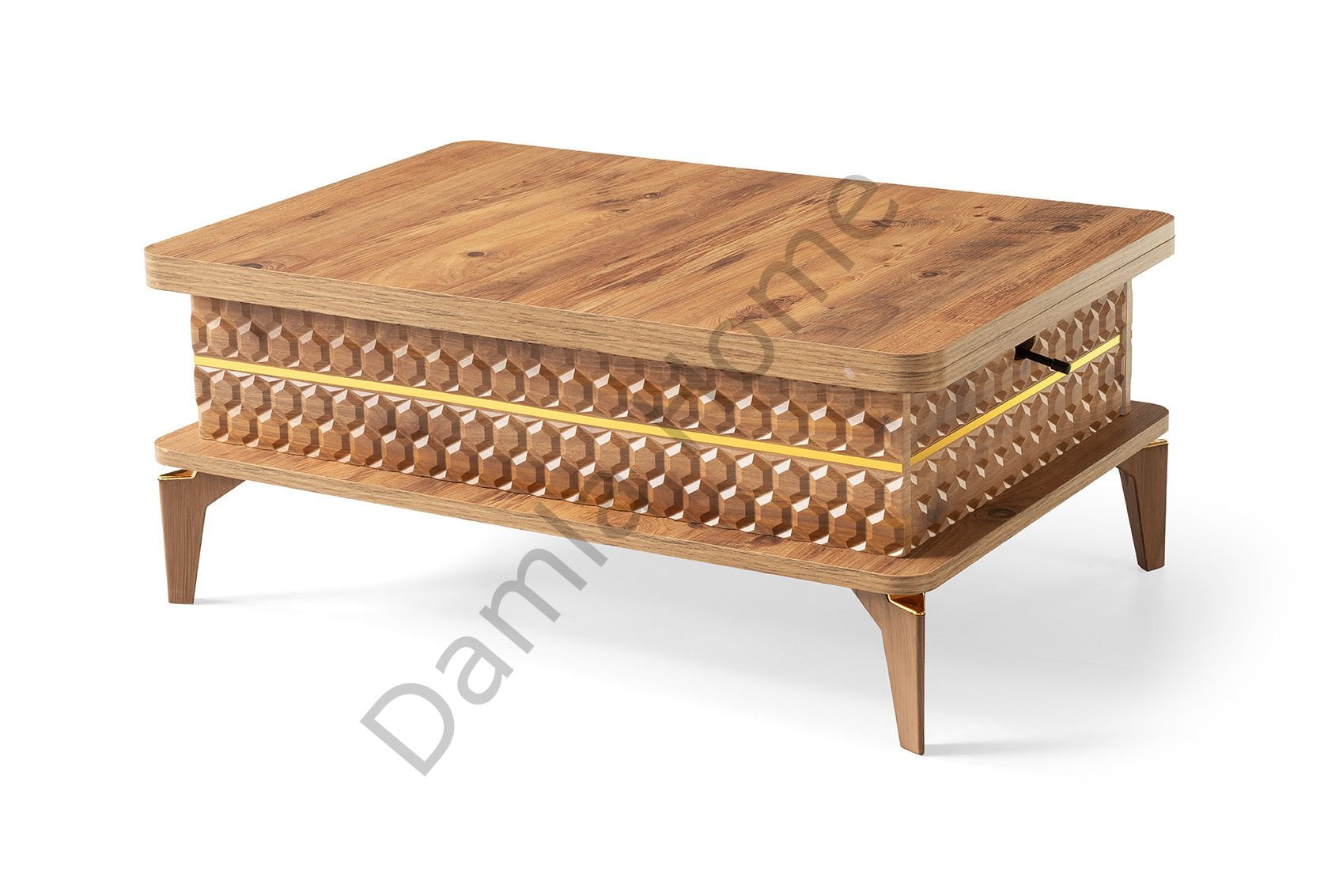 Petek Akıllı Orta Sehpa - Çam