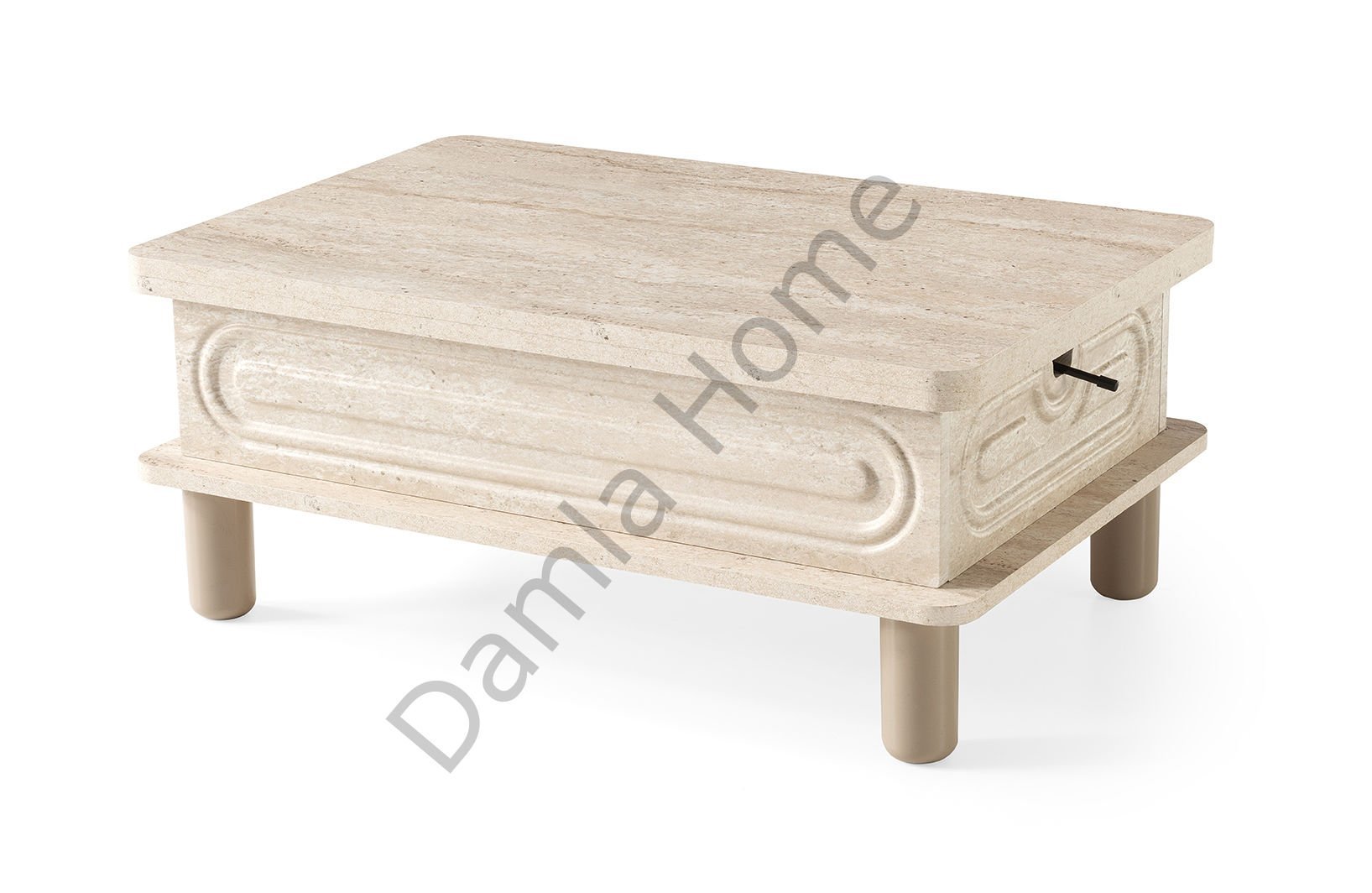 İnci Akıllı Orta Sehpa - Traverten