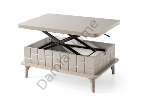 Nergis Akıllı Orta Sehpa - Cappucino