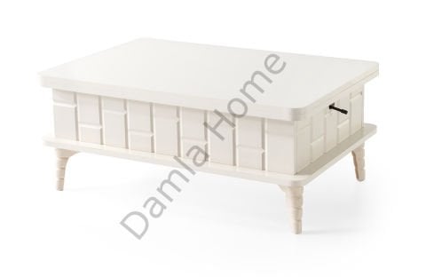 Nergis Akıllı Orta Sehpa - Ekru