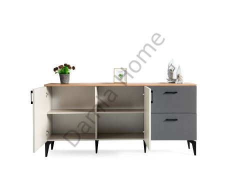 Gökçe Konsol - Çam/Bej/Antrasit