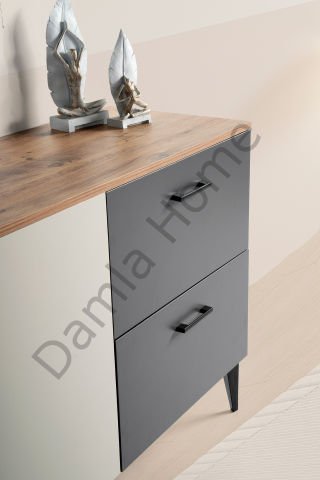 Gökçe Konsol - Çam/Bej/Antrasit