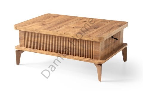 Çizgi Akıllı Orta Sehpa - Çam