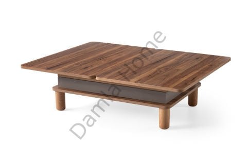 Lina Akıllı Orta Sehpa - Ceviz/Antrasit