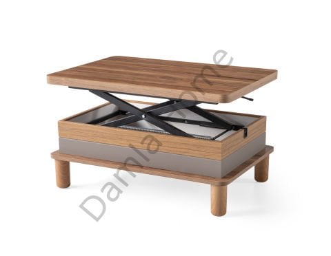 Lina Akıllı Orta Sehpa - Ceviz/Antrasit