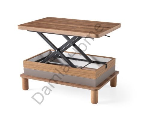 Lina Akıllı Orta Sehpa - Ceviz/Antrasit