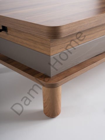 Lina Akıllı Orta Sehpa - Ceviz/Antrasit