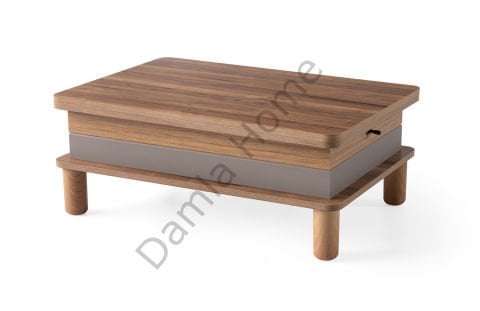 Lina Akıllı Orta Sehpa - Ceviz/Antrasit