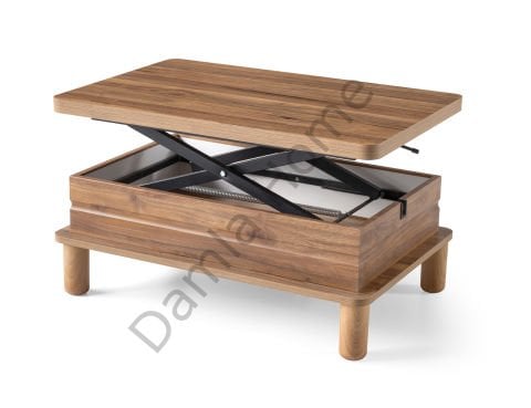 Lotus Akıllı Orta Sehpa - Ceviz