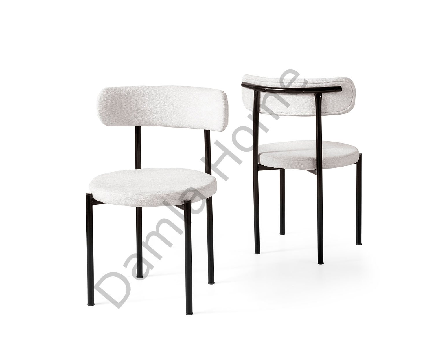 Alfa Sandalye - Siyah/Ekru