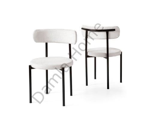 Alfa Sandalye - Siyah/Ekru