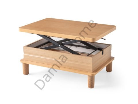 Lotus Akıllı Orta Sehpa - Kayın