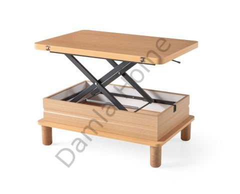 Lotus Akıllı Orta Sehpa - Kayın