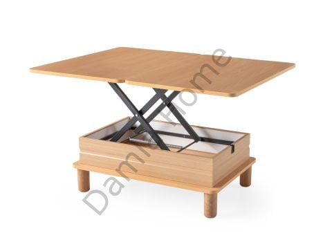 Lotus Akıllı Orta Sehpa - Kayın